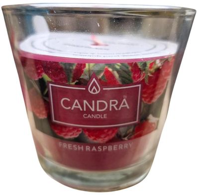 Neu Duftkerze Candra Candle Fresh Raspbeery