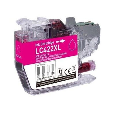Druckerpatrone kompatibel mit Brother LC-422 XL M Magenta für MFC-J5340