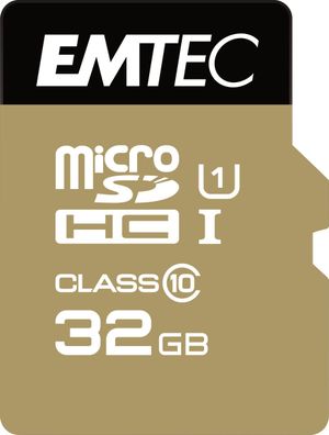 EMTEC microSD card 32GB class10 UHS-I U1 microSDHC Karte mit SD-Karten-Adapter