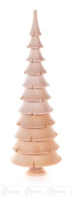 Baum Massivholzbaum natur H=ca 21 cm NEU Erzgebirge Holzbaum Weihnachtsbaum