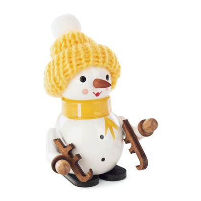 Miniaturfigur Schneemann Noah mit Schlittschuh BxHxT 5x8x4,5cm NEU