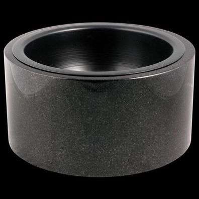 Grabschale exclusiv Granit schwarz Pflanzschale Friedhofsschale Blumenschale Grab