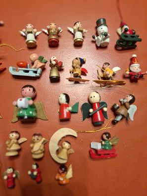 Weihnachtsschmuck 32 Teile diverser alter Baumbehang Konvolut