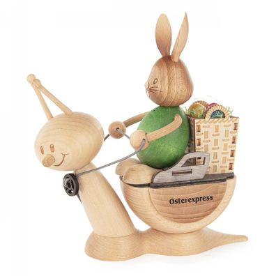 Osterhase Osterexpress Hase Stupsi" mit Sunny" BxHxT 6x19x17cm NEU Osterfigur Hol