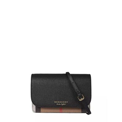 Burberry - 80463161-BLACK-TAN-V - Umhängetasche - Damen