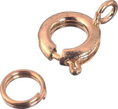 KNORR prandell 212364530 Kettenverschluss, goldfarben, 4 Stück