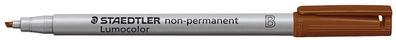 Staedtler® 312-7 Feinschreiber Universalstift Lumocolor® - non-permanent, B, braun