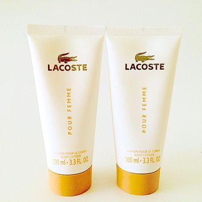 Lacoste Pour Femme Body Lotion 200ml (2x 100ml)