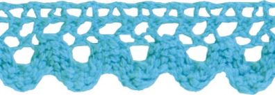 Heyda 203584531 Spitzen Tape 2 m x 15 mm blau