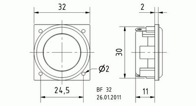 BF 32 S - 4 Ohm