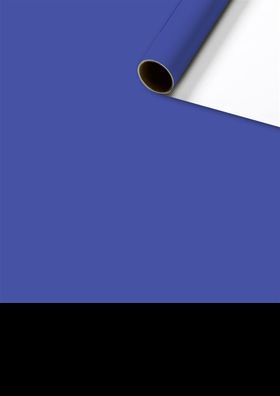 STEWO 2528591340 Geschenkpapier „Uni Plain“, blau, 2 m