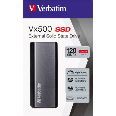 Verbatim SSD 47441 120GB USB3.1 18Zoll