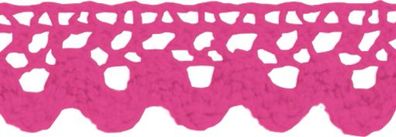 Heyda 203584564 Spitzen Tape 2 m x 15 mm pink