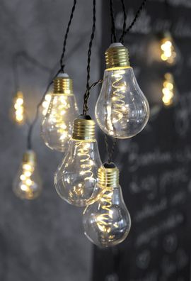 LED-Lichterkette 'Glow', 10-teilig, klar,