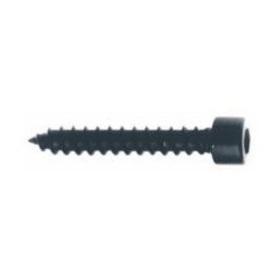 Holzschrauben, 24 Stück, 5x30 mm, schwarz