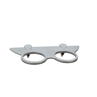 Glashalter Becherhalter Zahnbürstenbecherhalter Glas MAGMA doppelt matt