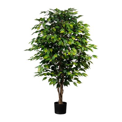 Künstlicher Ficus Benjamini 150 cm mit Naturstamm für Ihr Zuhause