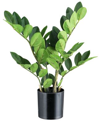 Zamifolia Kunstpflanze 45 cm mit 64 Blättern im Topf 11x11 cm