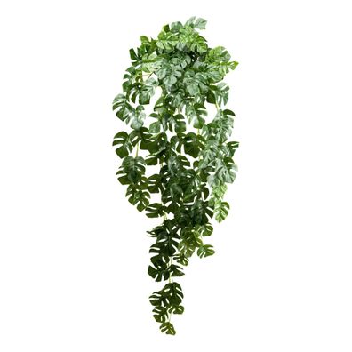 Split-Philodendron Hänger 95 cm Kunstpflanze mit 122 Blättern