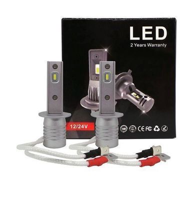 H1 LED-birnen 9V-30V Canbus CSP set Neu Off-Road