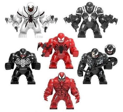 6-teiliges Venom Legends Series Actionfiguren-Bausteinset Spielzeug Actionfiguren