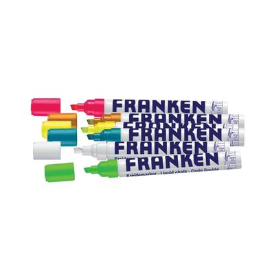 Franken Schaukasten ECO f?r 4x DIN A4, Filz-R?ckwand, blau