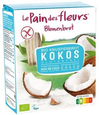 Blumenbrot - Le Pain des Fleurs 3x Bio Knusperbrot Kokos 150g