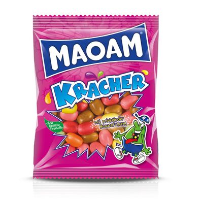 Maoam Kracher fruchtige Kaubonbons mit Brausepulverfüllung 200g