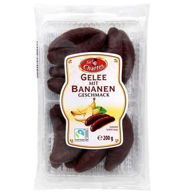 SirCharles Bananen-Gelatine mit Schokolade 200 g