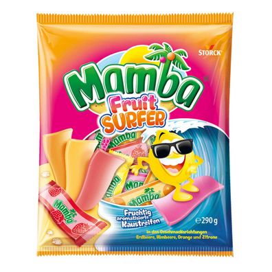 Mamba Fruit Surfer leckere Kaufstreifen mit fruchtigem Geschmack 106g