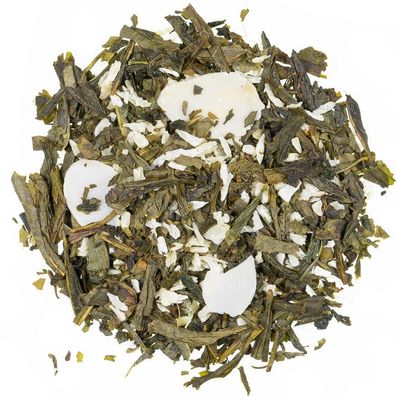 100g Grüner Tee Mandelplätzchen® mit Kokosraspeln und Mandelflakes, aromatisiert
