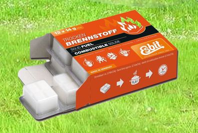 NEU Esbit Trockenbrennstoff Tablette 12 x 14 g für Camping Outdoor Survival