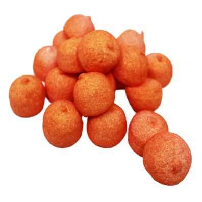 Mellow Speckbälle orange große gezuckerte Schaumzuckerbälle 125g