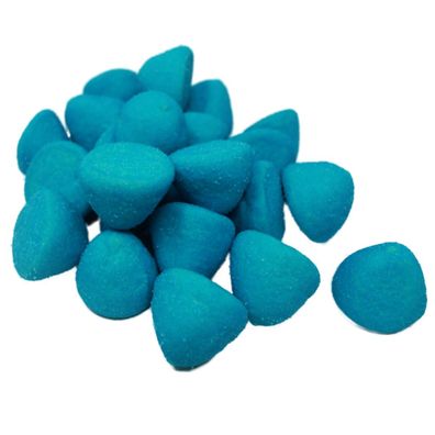 Mellow Speckbälle blau große gezuckerte Schaumzuckerbälle 125g