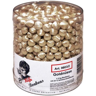 Küfa Goldnüsse Karamell Bonbons mit Schokoladencremefüllung 1500g