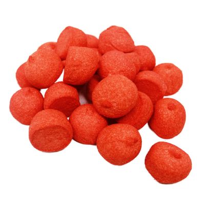 Mellow Speckbälle rot große gezuckerte Schaumzuckerbälle 125g