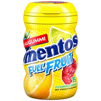 Mentos Kaugummi Full Fruit Geschmack in toller Curvy Dose 70g