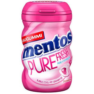 Mentos Kaugummi Pure White Fresh Bubble Geschmack in Curvy Dose 70g