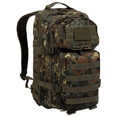 NEU Rucksack US Assault Pack flecktarn für Outdoor Survival Bushcrafting Wandern