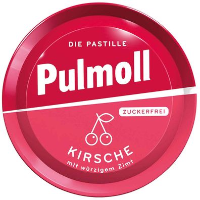 Pulmoll Hustenbonbons Kirsche mit würzigem Zimt ohne Zucker 50g