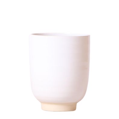 Kolibri Home | Glänzender, glasiertes Blumentopf aus Keramik - Ø9cm mit Wellenmuster