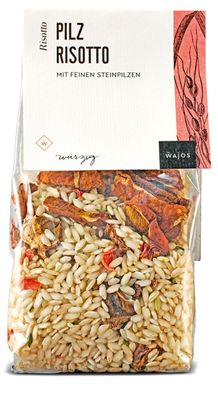 Wajos Pilz Risotto - mit feinen Steinpilzen - würzige Komplettmischung 300g