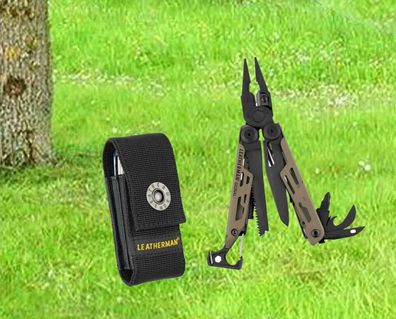 NEU Leatherman Multitool Signal coyote für Camping Outdoor Survival Bushcrafting