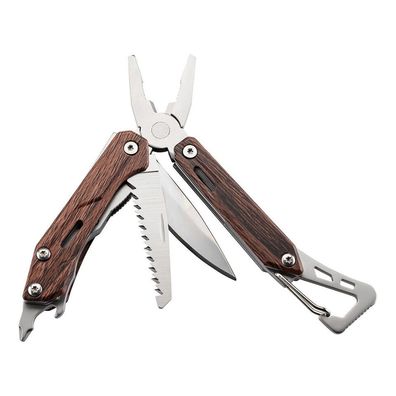 NEU Herbertz Mini Multitool Holzoptik für Camping Outdoor Survival Bushcrafting