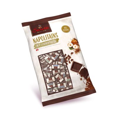 Sarotti Napolitains einzeln verpackte Schweizer Schoki Täfelchen 1000g
