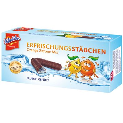 DeBeukelaer Erfrischungsstäbchen Orange und Zitrone Mix 75g