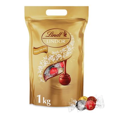 Lindt Lindor Schokoladen-Kugel-Mischung im Vorratsbeutel