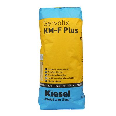 Kiesel Servofix KM-F Plus 25kg Dünnbettmörtel - Liefermenge: 1 Sack 25kg