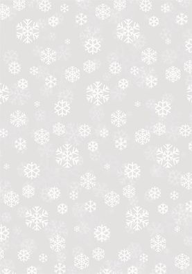 Heyda 204879415 Transparentpapier Schriften & Motive "Schneekristalle" Rollen 50