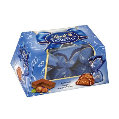 Lindt Fioretto Präsent knusprige Praline mit Nougat Füllung 138g